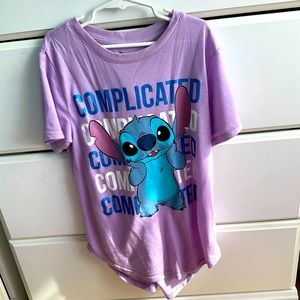 #19 Disney Purple Stitch Top 💙💜 NWOT XS